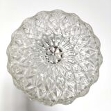 Cast glass ceiling lamp