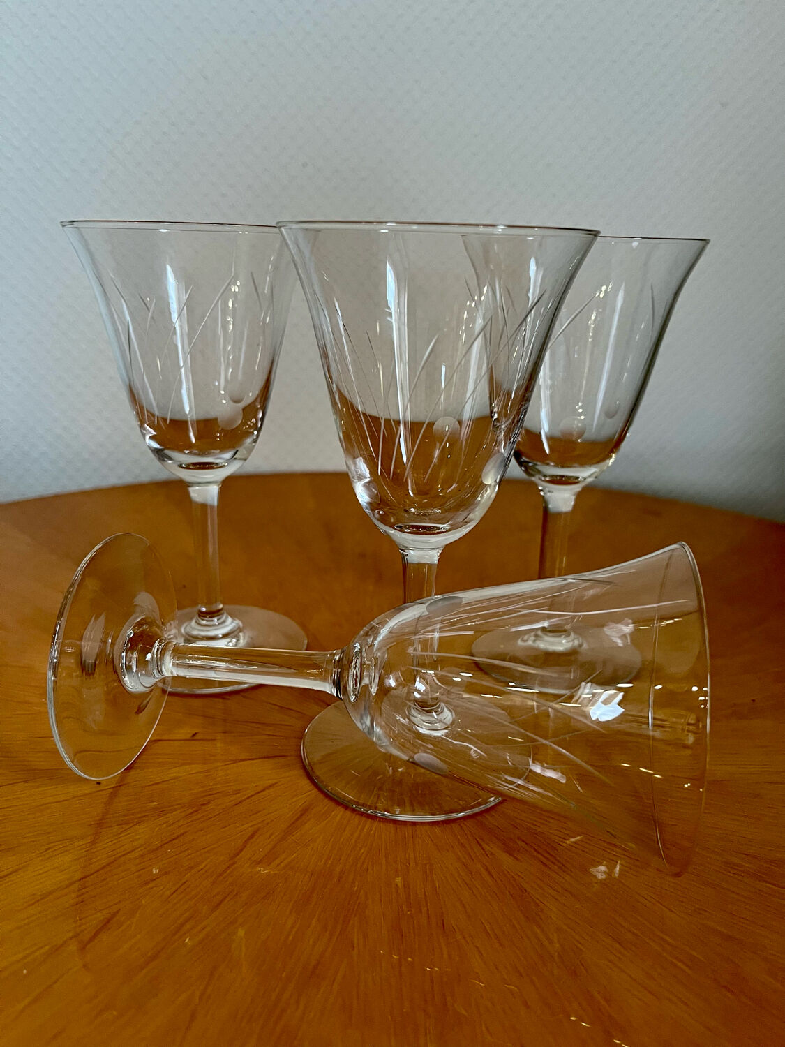 Verres à vin vintage 1960