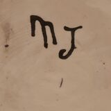 Vintage Mado Jolain ceramic vase signed