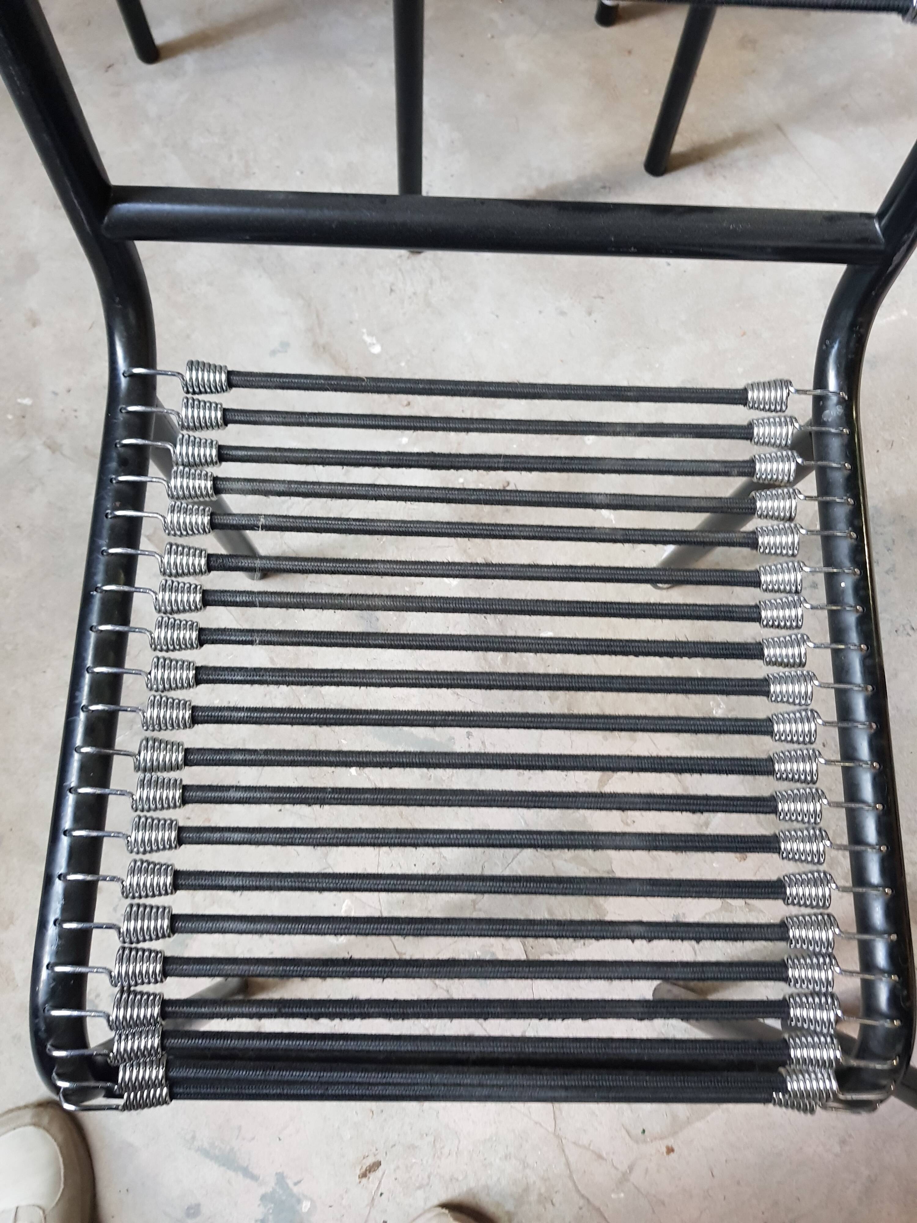 Pair of René Herbst sandow chairs