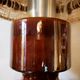 Ceramic lamp and its woven wool lampshade