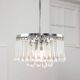 Mid-Century Italian Crystal Teardrop Chandelier, 1960s