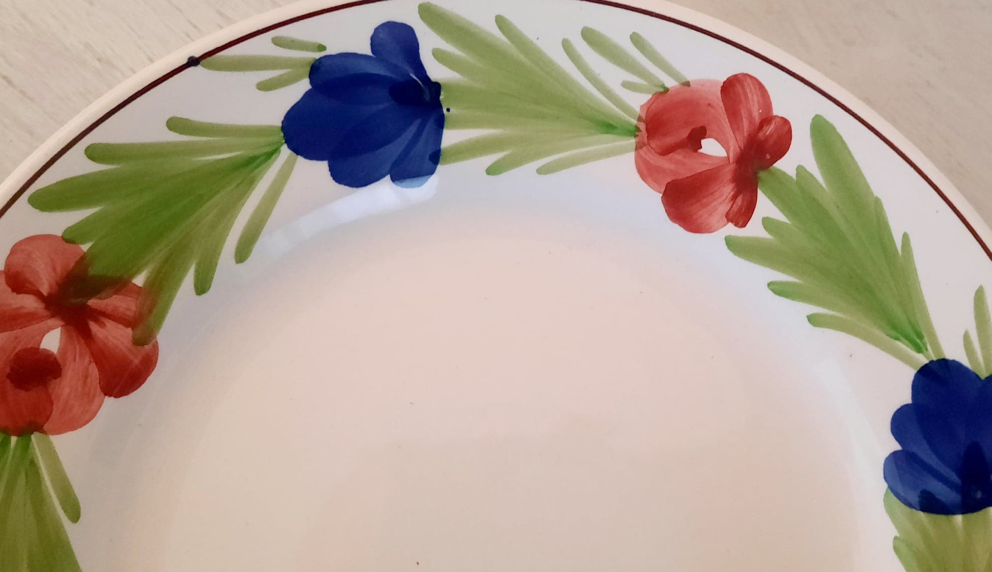 Plates moselle earthenware - niderviller