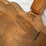 Guéridon ancien Louis XV – marbre rosé et laiton doré – fin XIXᵉ siècle