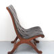 1950s chair in leather, Pierre Lottier