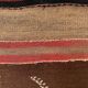 Ancien chemin de kilim étroit turc 372x48 cm shabby chic, kelim vintage