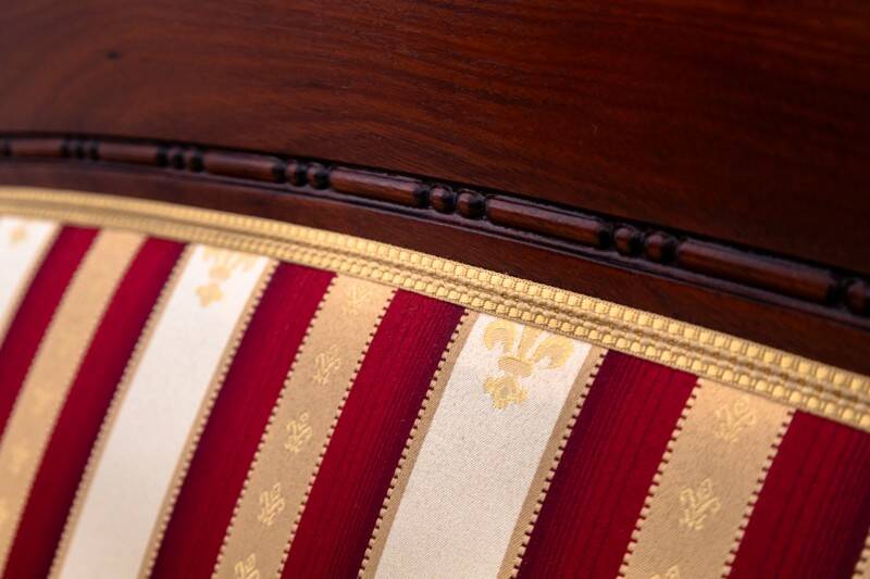 Antique sofa from the late 19th century, Northern Europe. After renovation.