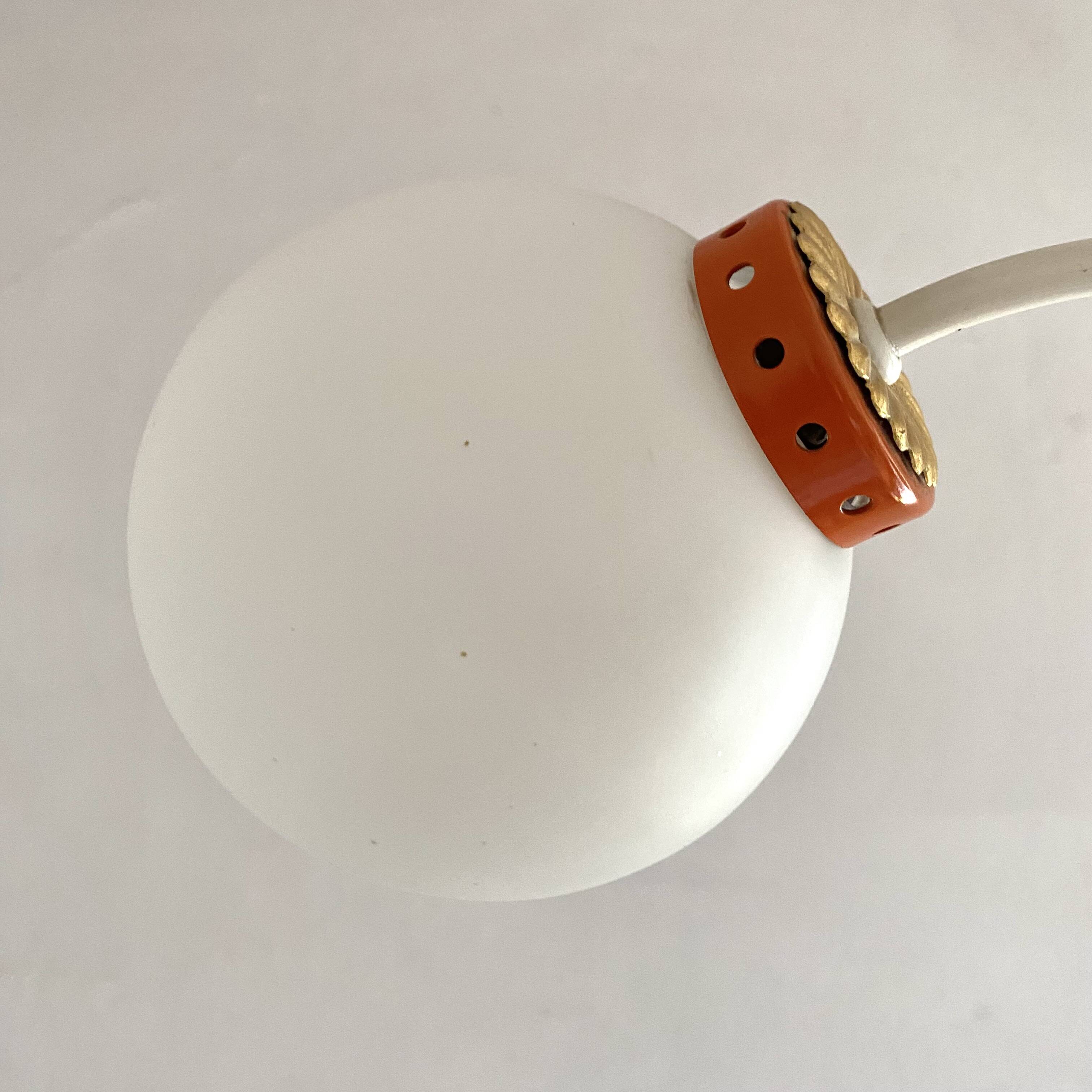 Vintage opaline globe lights