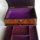 Old box row mail, jewelry, elm magnifying glass