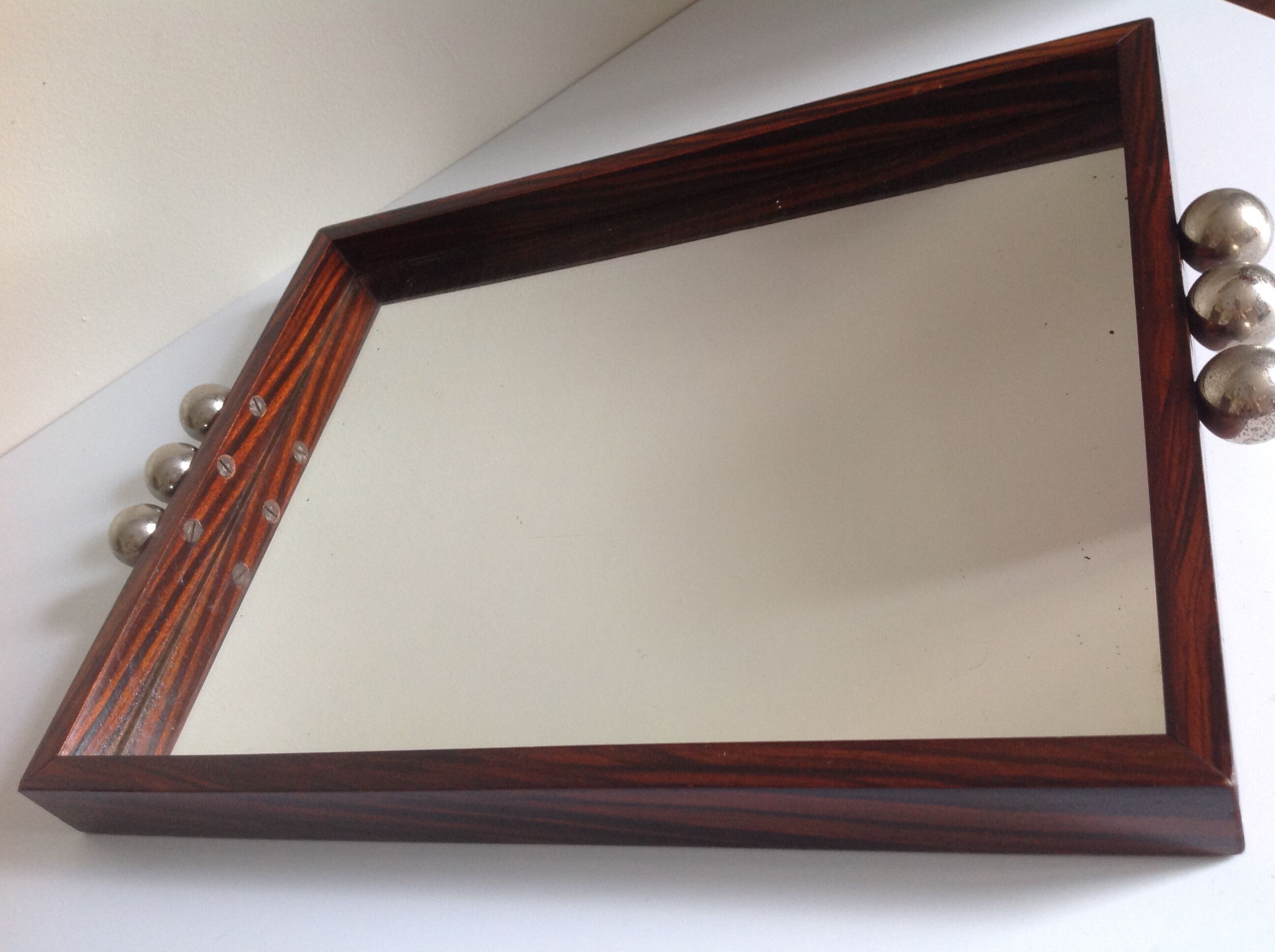 Art deco mirror plateau