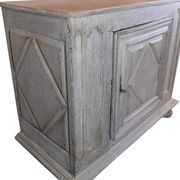 Buffet en bois peint en gris, Espagne années 1720