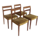 Set of 4 rosewood chairs "Garmi", Troeds, Sweden, 1960