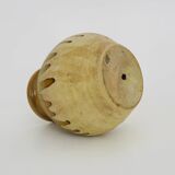 Vintage Provence glazed terracotta Biot jar with glazed neck. 20th century