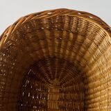 Large vintage wicker basket