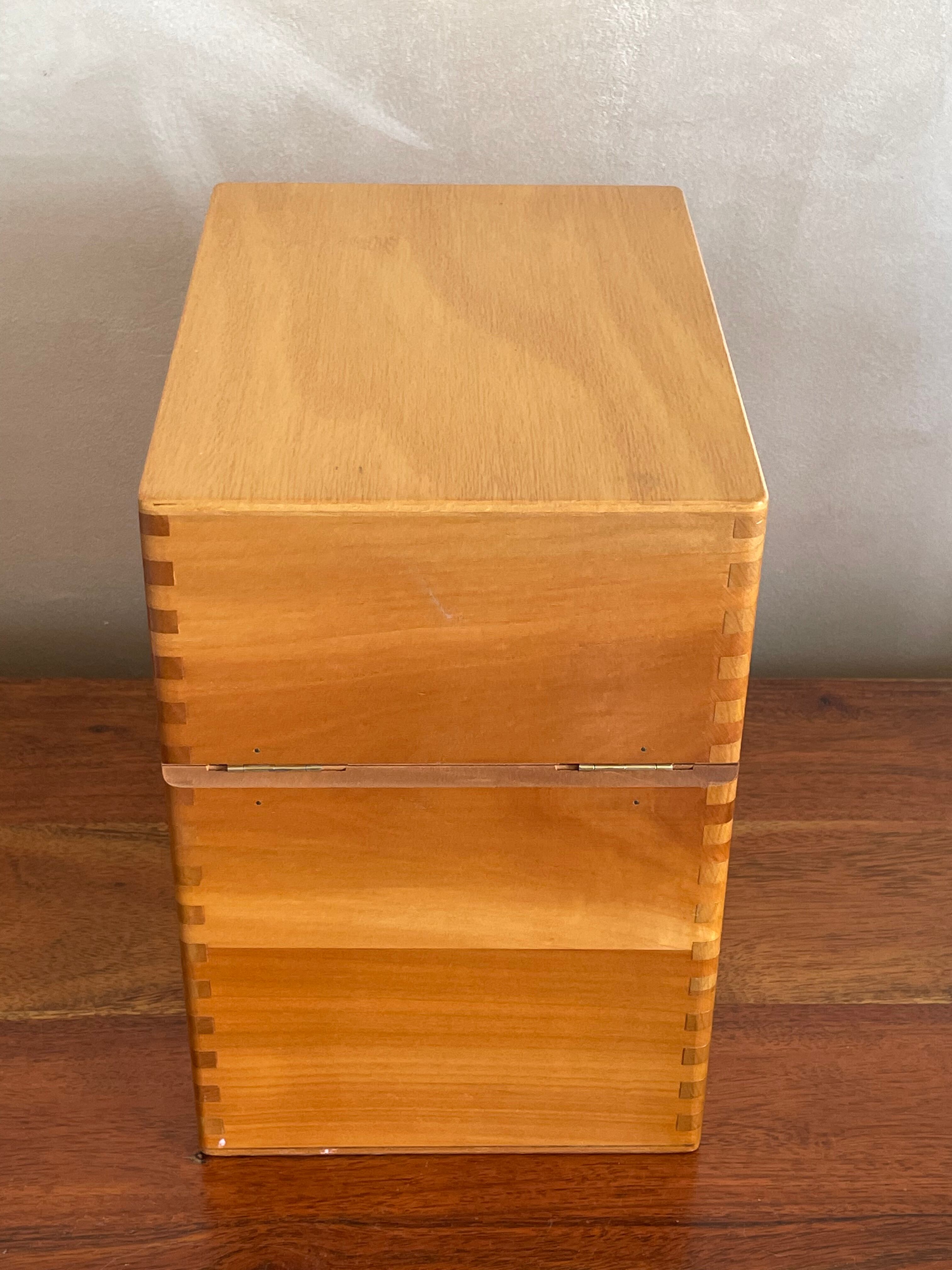 Wood binder box