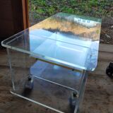 Polycarbonate TV stand "les Invisibles" by Marais