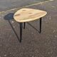 Compass leg coffee table
