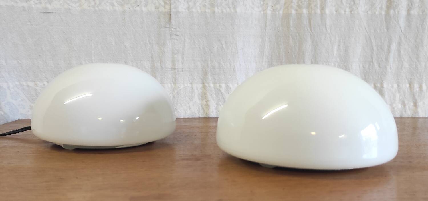 Opaline globe wall light 15 cm - 50s/60s