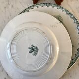 Duo of hollow plates Terre de Fer Muguet