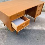 Scandinavian double-sided teak office 60s
