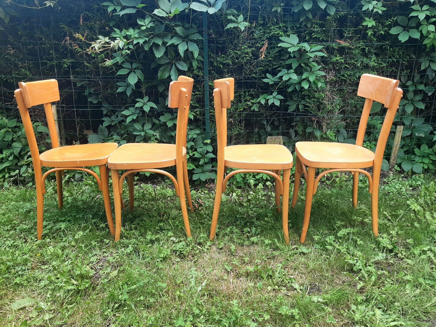 Bistro chairs x 4