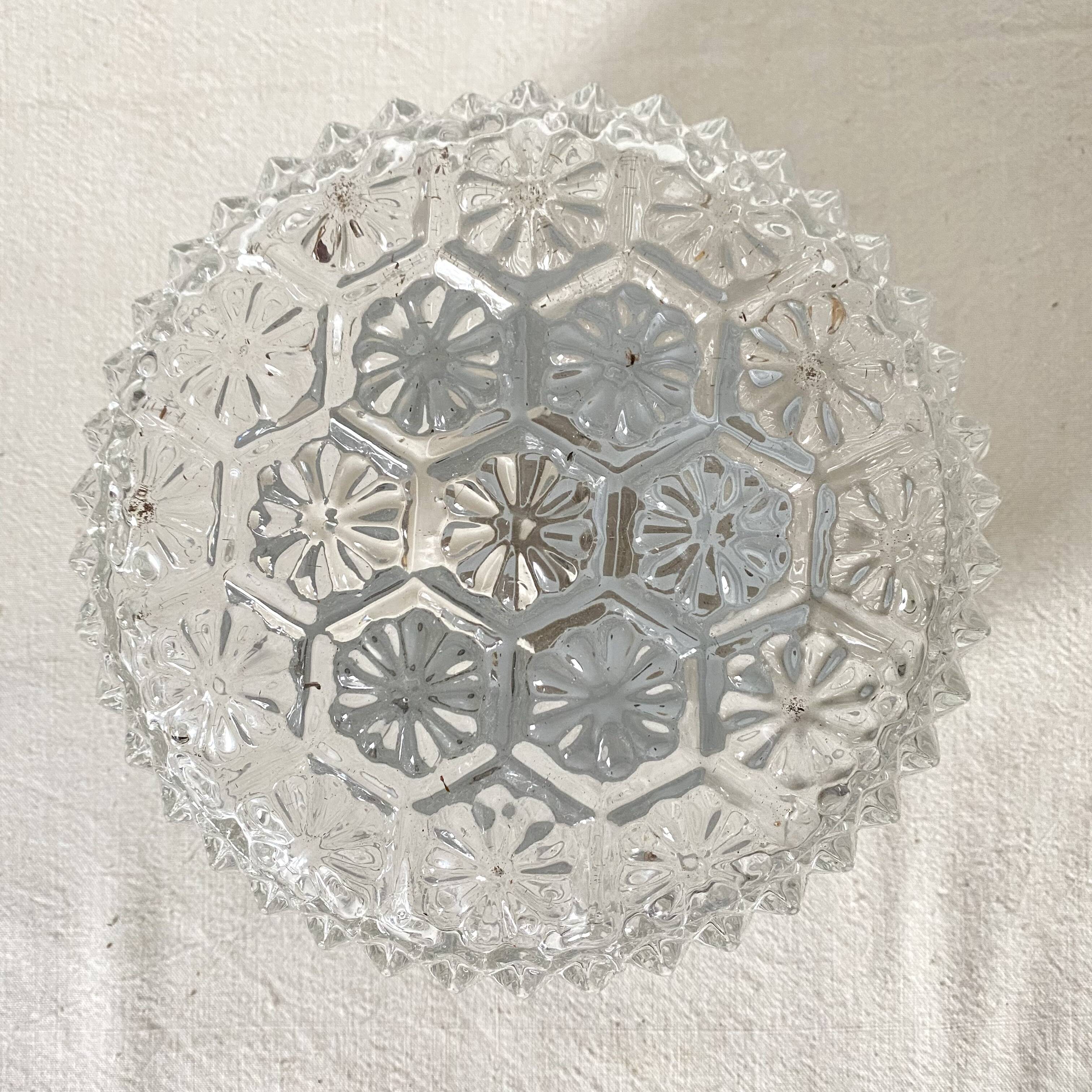 Vintage glass ceiling light