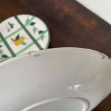 Longchamp dessert plates and oval dish