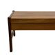Vintage low sideboard with drawers 70's walnut veneer design