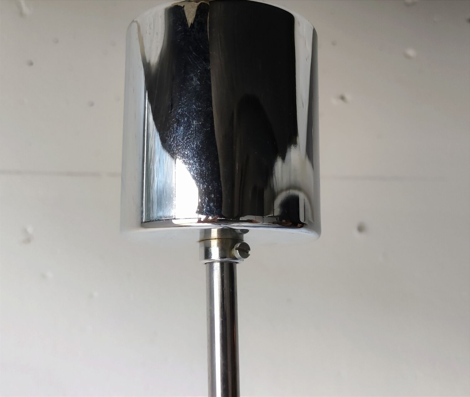 Chrome chandelier from the 70s