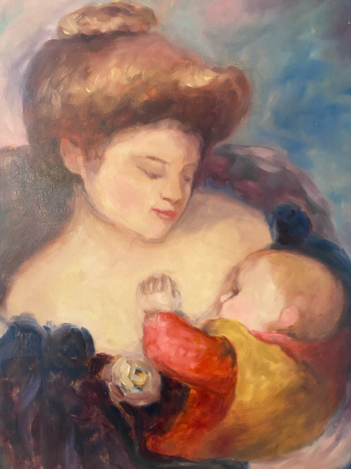 Maternity signed Anna Maria de Saeger