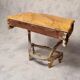 Console de style louis xv sur quatre pieds - bois laqué - 19ème
