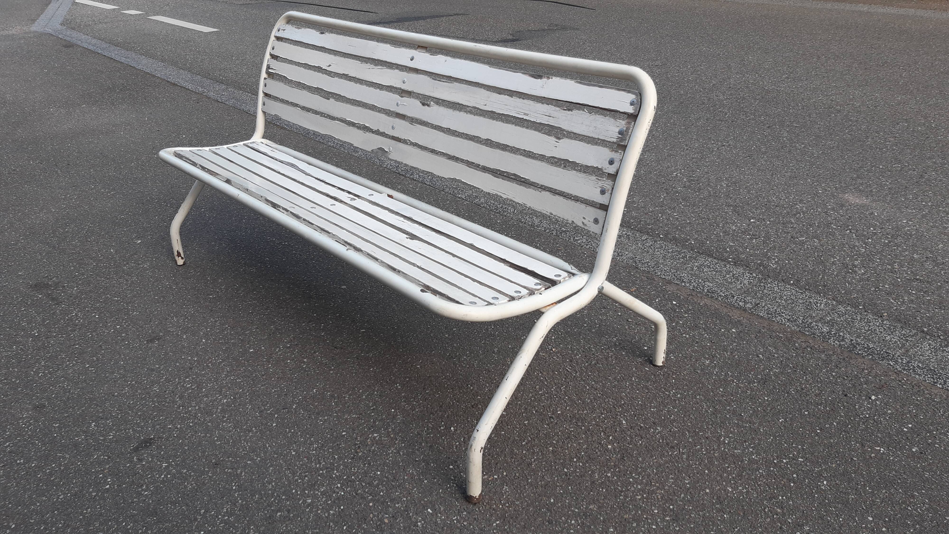 Foldable vintage garden bench