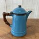 Vintage enameled coffee pot