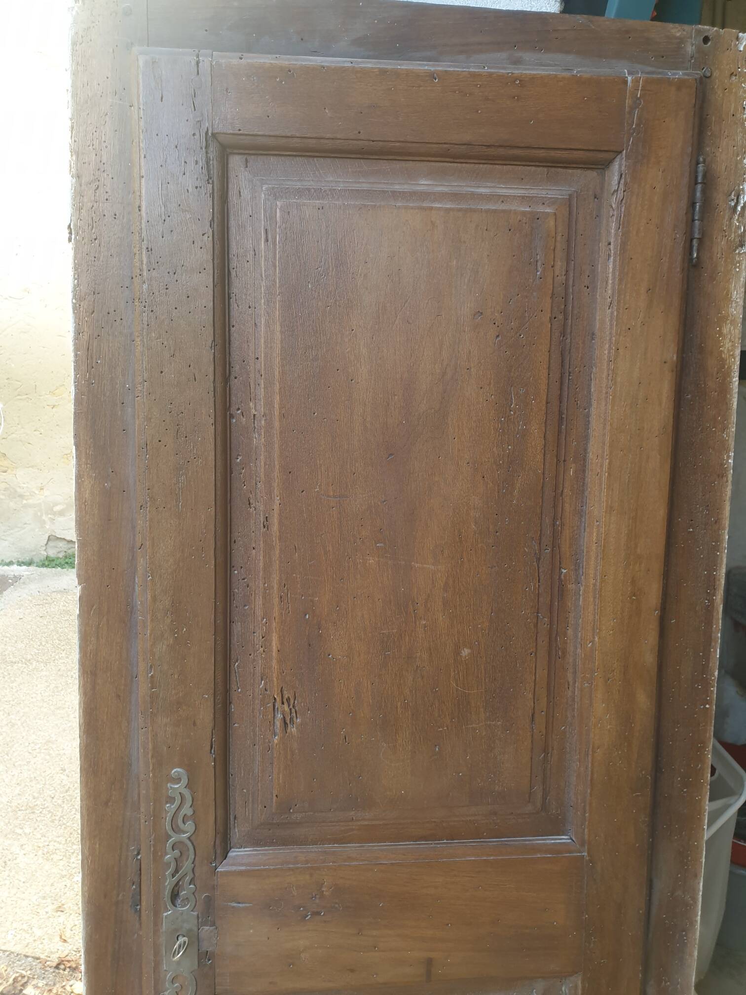 Old cabinet door