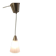 Suspension design en verre et métal doré - mid. XXeme