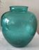 Blown glass round vase, vintage