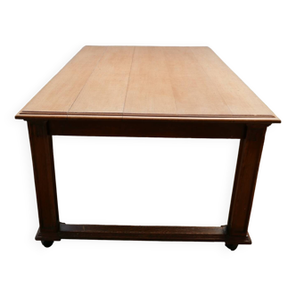 Antique English Oak Refectory Table or Kitchen Island