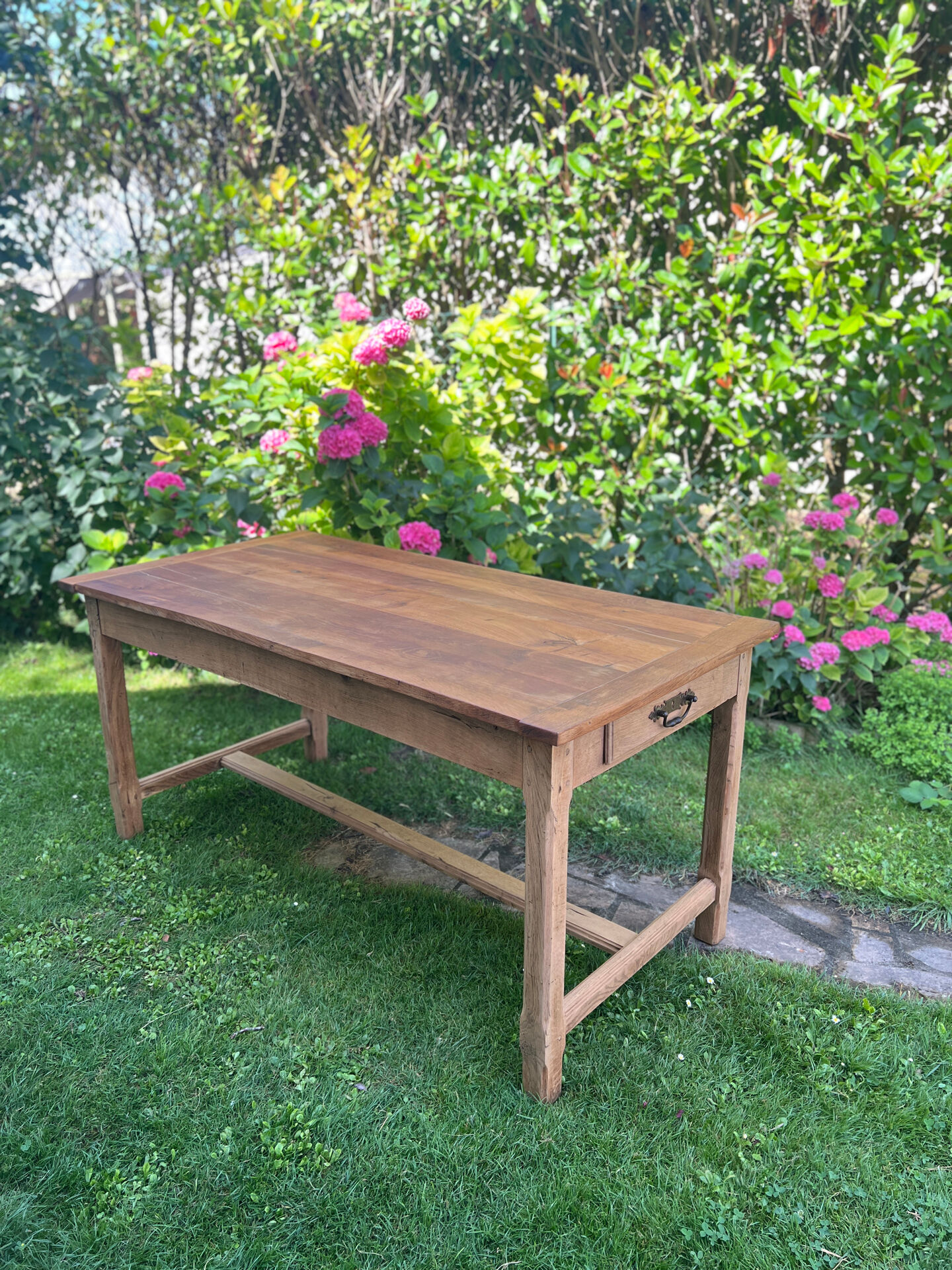 Farm table - solid oak light wood