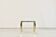 Midcentury Italian Brass And Smoked Glass Coffee Table