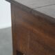 Table basse/console antique anglaise en chêne du XVIIIe siècle