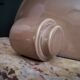 3 Kostka enamelled ceramic wall lights