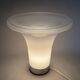 Vistosi large table lamp Murano opal glass Space Age design 1970s