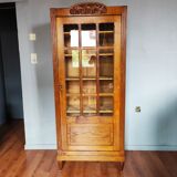 Parisian art deco oak wardrobe