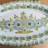 Henriot Quimper fish plate and sauce boat