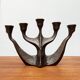 Vintage German brutalist metal candlestick by Dalbeck.