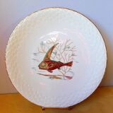 Fish plates in Limoges porcelain
