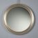 Vintage round mirror in anodised aluminium, Italian design, 1960s.