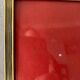 Photo frames, convex glass and gilded brass, 1960s-1970s