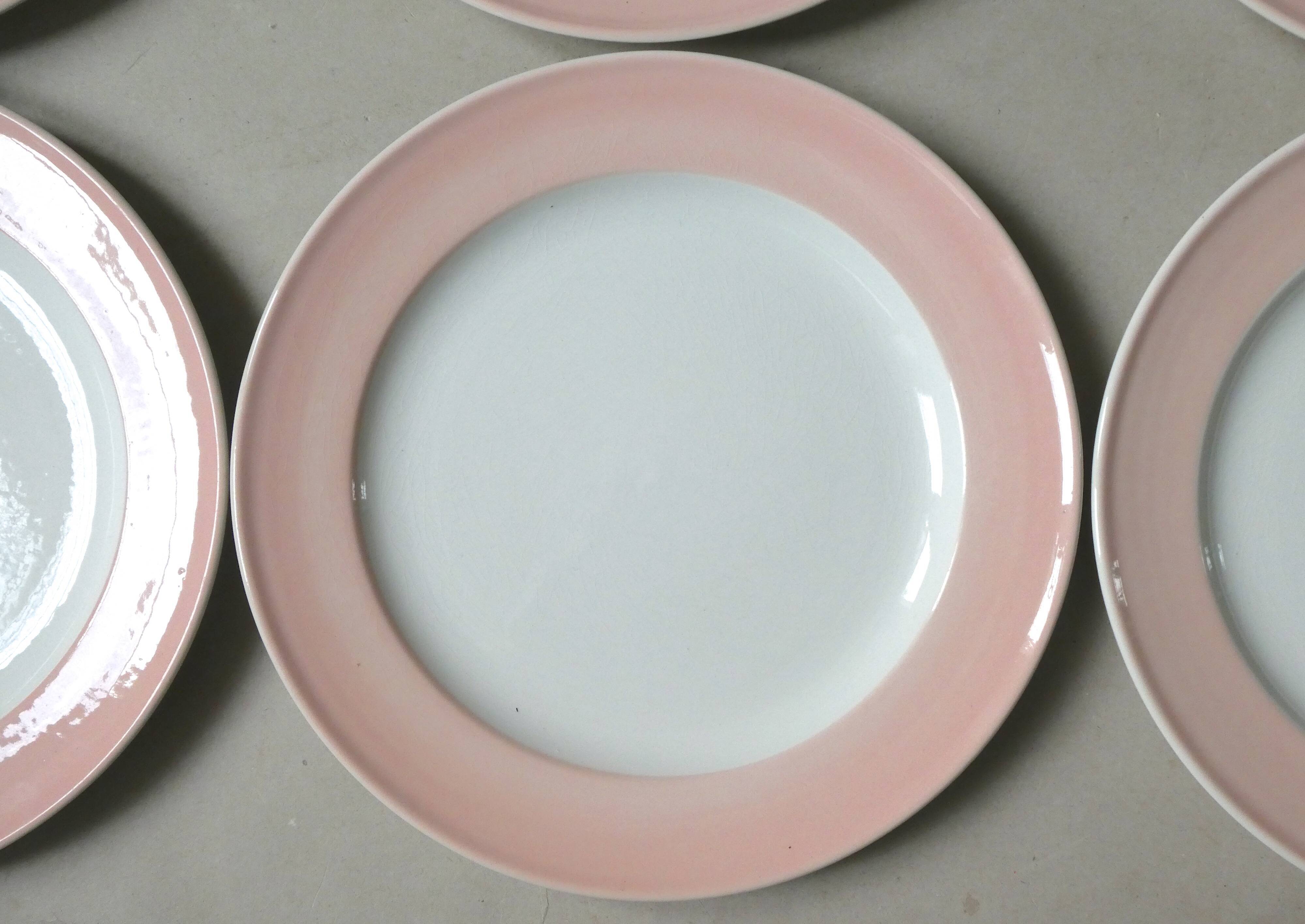 6 dinner plates Royal Boch La Louvière factory