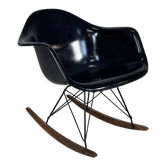 Eames Herman Miller 1950s RAR rocking chair in navy blue